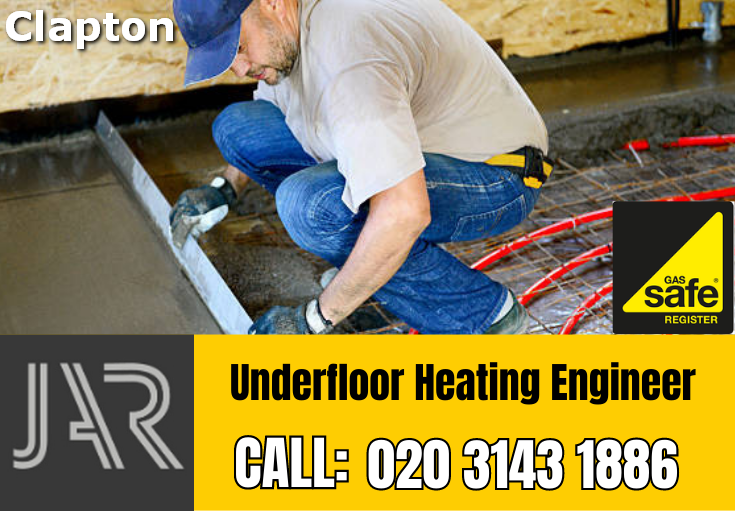 underfloor heating Clapton